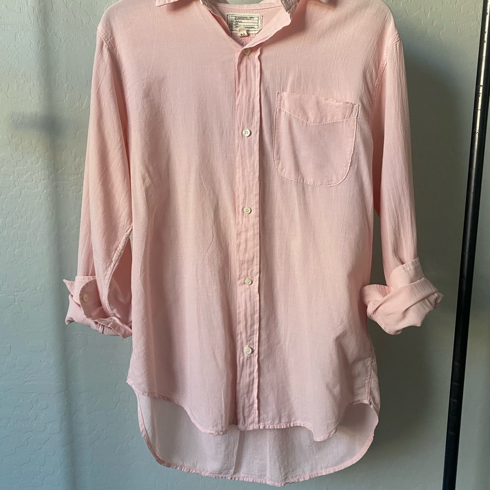 Pink Button-Up Shirt